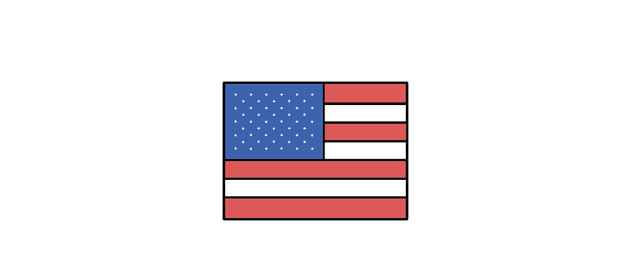 A United States flag