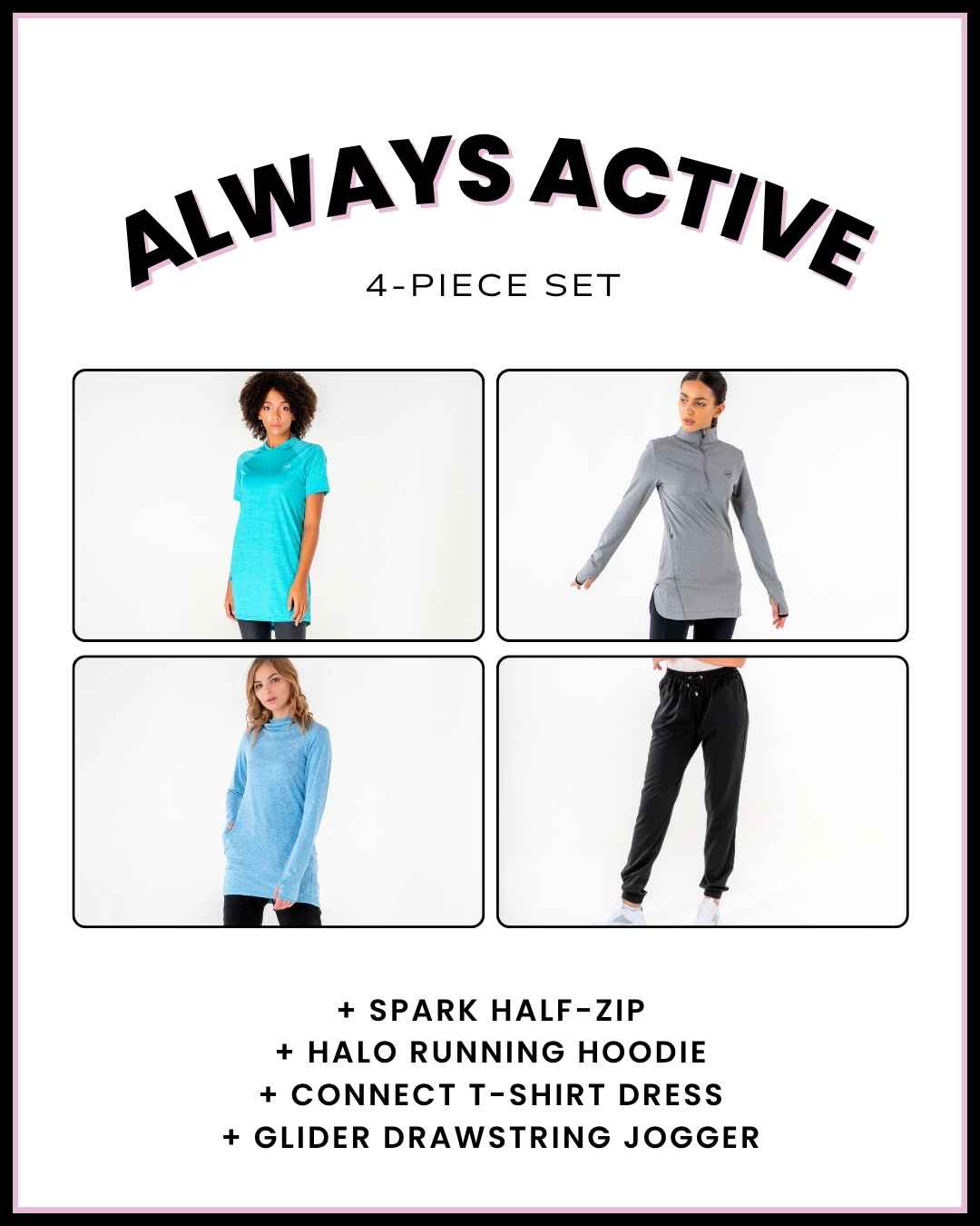 Always Active 4-Piece Bundle Set