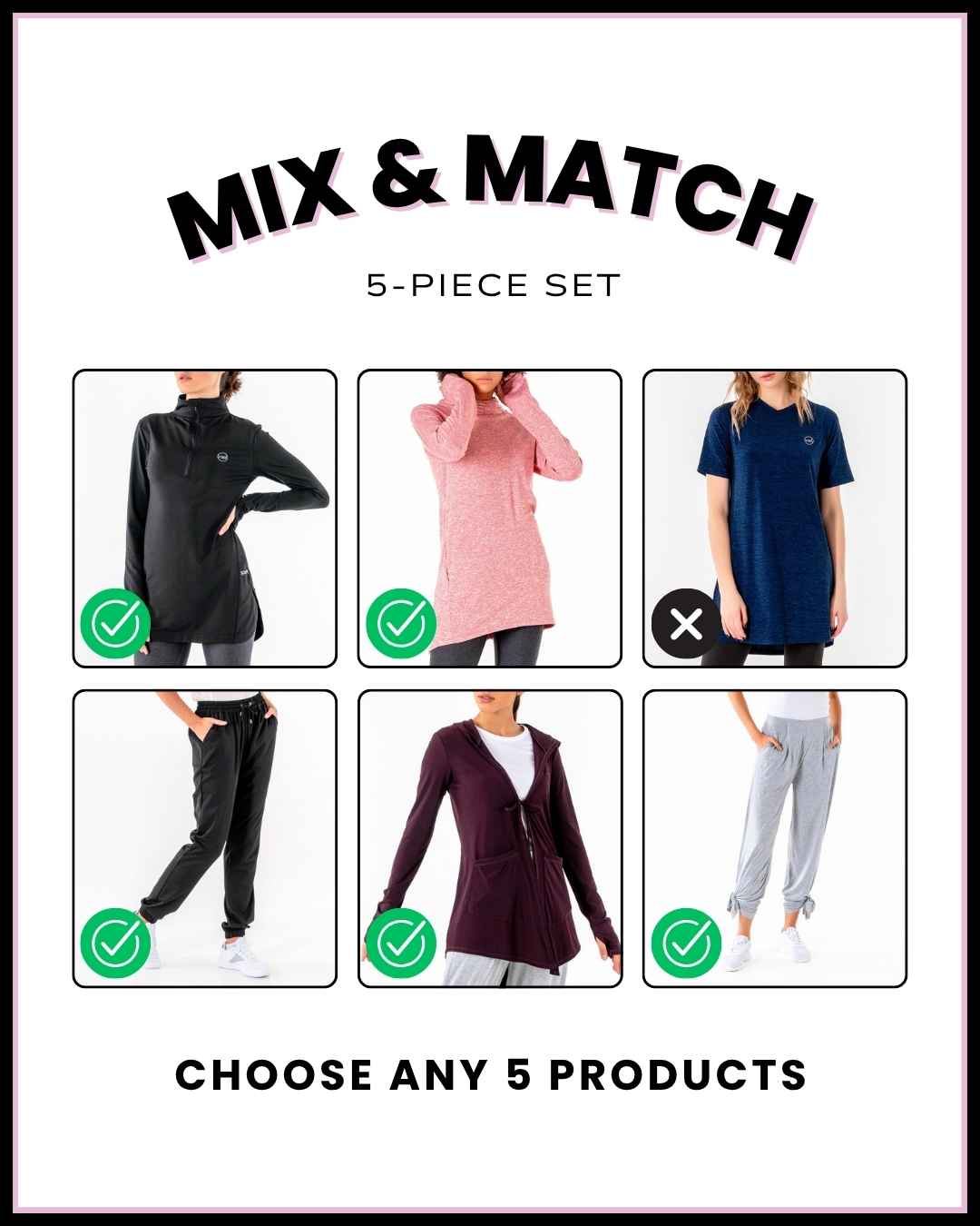 Mix & Match 5-Piece Bundle Set