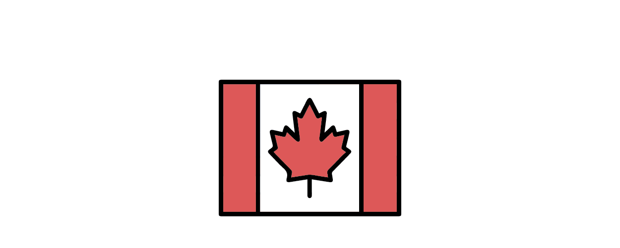 A Canada flag