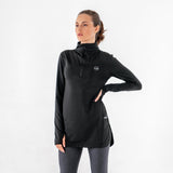 Spark Half-Zip in black by Veil Garments. Modest activewear collection.

#color-thumbnail
