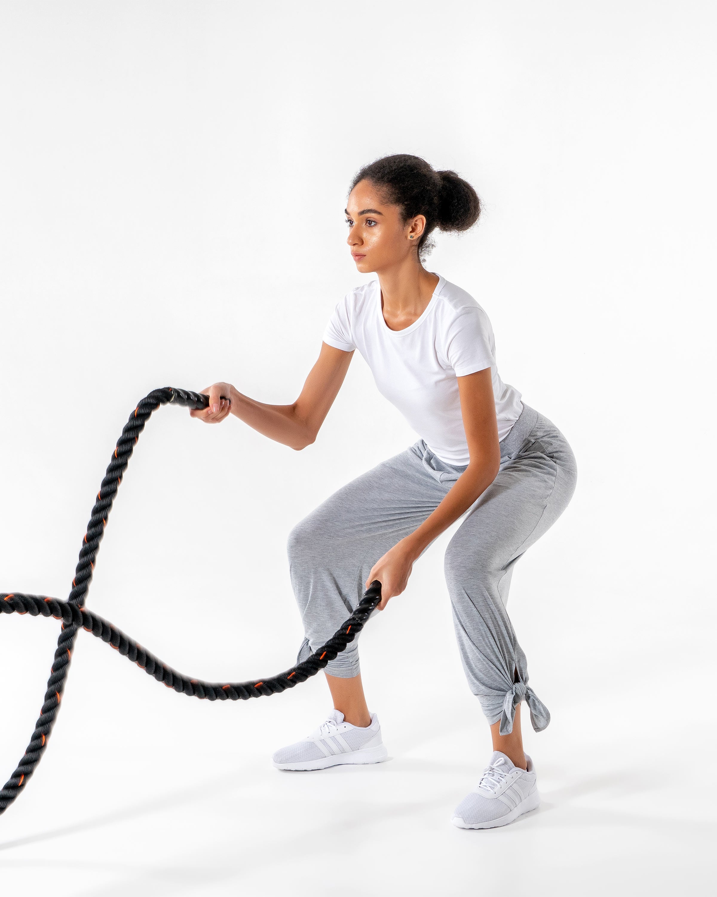 Swift Wide-Leg Sweatpant in light grey by Veil Garments. Modest activewear collection.

#color_light-grey