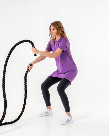 modest activewear t-shirt dress Connect T-Shirt Dress